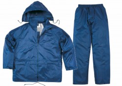 Panoply 400 Polyester Waterproof Rain Suit Coat & Trousers